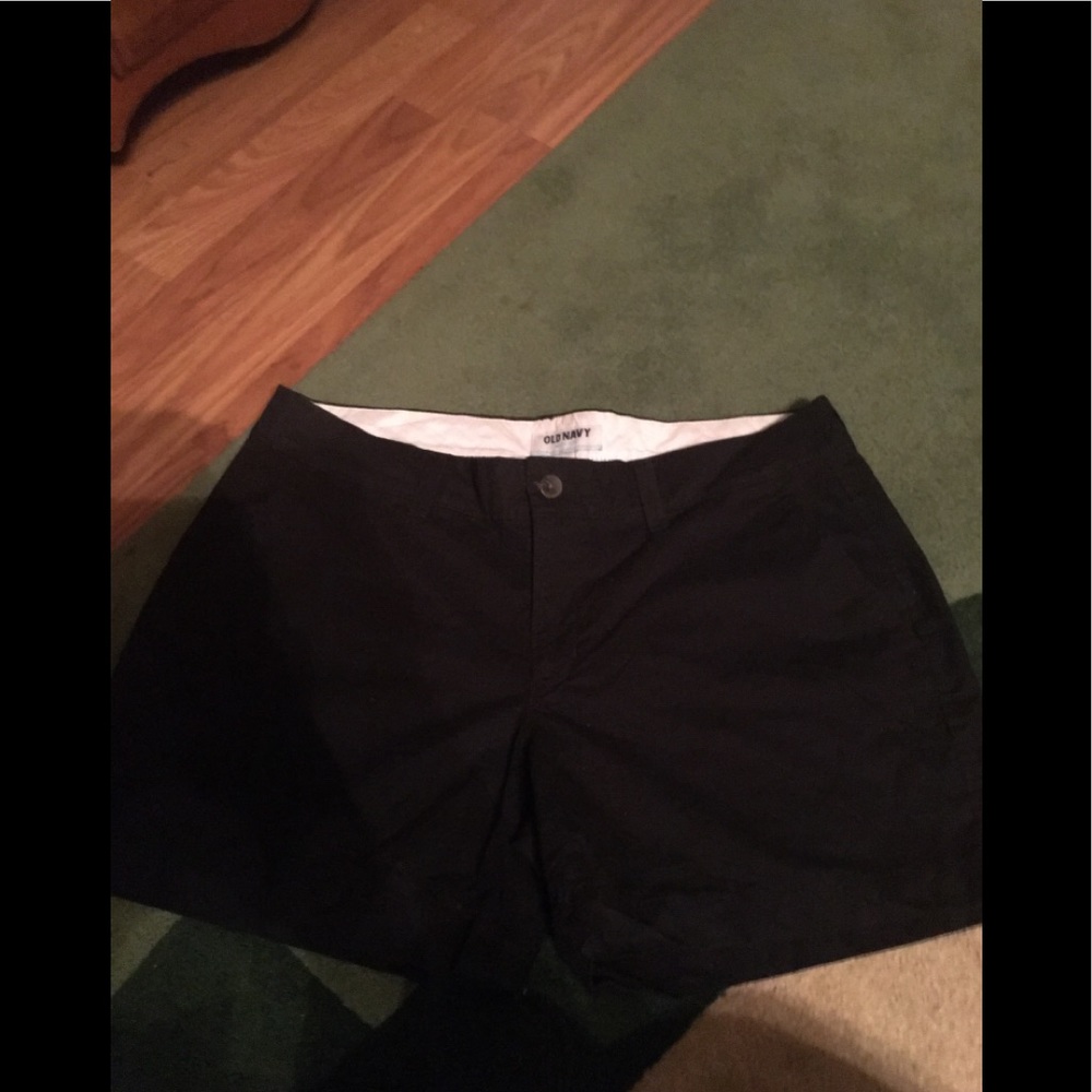 Black old navy shorts